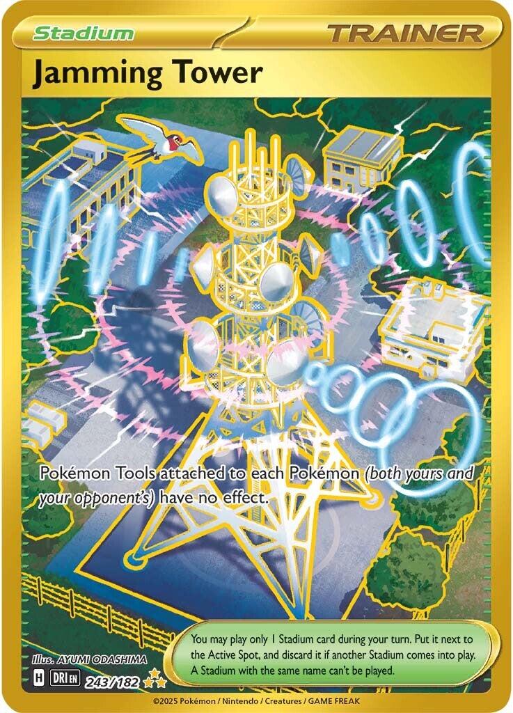 Destined Rivals Jamming Tower Pokémon card
